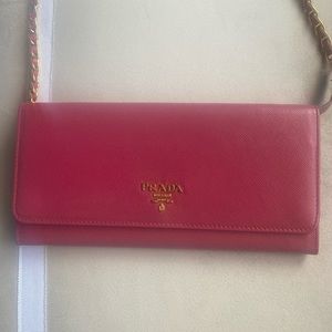 Prada wallet chain bag